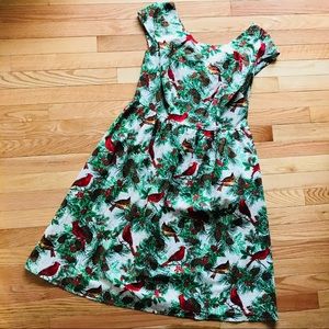 modcloth retrolicious cardinal dress